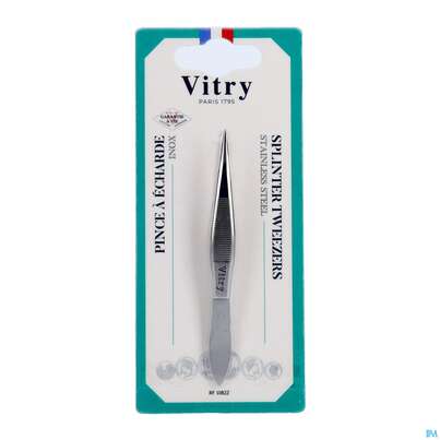 Vitry Splitterpinzette Aus Rostfreiem Edelstahl 1pc, A-Nr.: 4633156 - 02