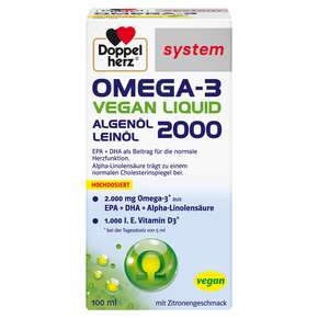 Doppelherz system OMEGA-3 VEGAN LIQUID 2000, A-Nr.: 5939584 - 01