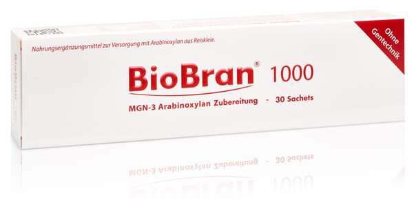 BioBran® 1000 mit Reisekleiearabinoxylan (Monatspackung), A-Nr.: 5960584 - 01