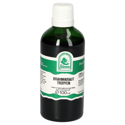 Sie sehen eine Packung BRAHMIKRAUT TROPFEN 100 ML, Produktbild: 01 BRAHMIKRAUT TROPFEN 100 ML, A-Nr.: 5902262 - 01