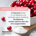 Sie sehen eine Packung femidoc® MANNOSE 3 g forte, Produktbild: 04 femidoc® MANNOSE 3 g forte, A-Nr.: 5972713 - 04