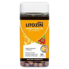 LITOZIN Kapseln Ultra - Hagebuttenpulver + Vitamin C, A-Nr.: 5968321 - 01