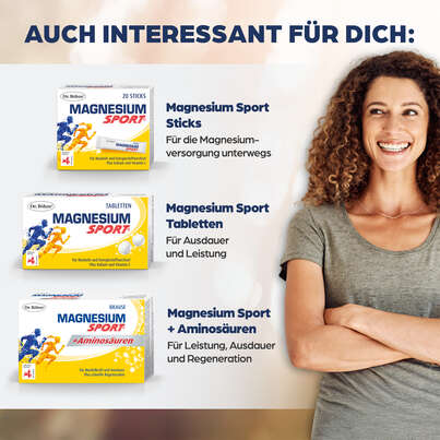 Sie sehen eine Packung Dr. Böhm Magnesium Sport Brausetabletten, Produktbild: 07 Dr. Böhm Magnesium Sport Brausetabletten, A-Nr.: 2745709 - 07