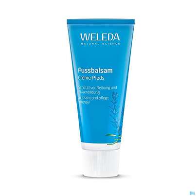 Sie sehen eine Packung Weleda Fussbalsam 75ml, Produktbild: 03 Weleda Fussbalsam 75ml, A-Nr.: 1609720 - 03
