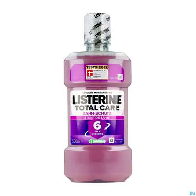 Sie sehen eine Packung Mundwasser/spuelung Listerine Total Care Zahnschutz 500ml, Produktbild: 01 Mundwasser/spuelung Listerine Total Care Zahnschutz 500ml, A-Nr.: 3499276 - 01