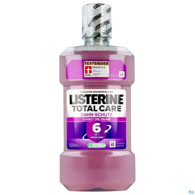 Sie sehen eine Packung Mundwasser/spuelung Listerine Total Care Zahnschutz 500ml, Produktbild: 02 Mundwasser/spuelung Listerine Total Care Zahnschutz 500ml, A-Nr.: 3499276 - 02