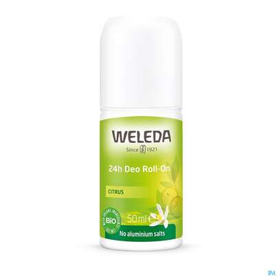 Sie sehen eine Packung Weleda Citrus 24h Deo Roll-on 50ml, Produktbild: 03 Weleda Citrus 24h Deo Roll-on 50ml, A-Nr.: 4540213 - 03