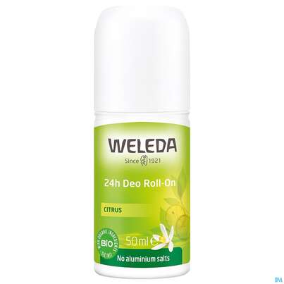 Sie sehen eine Packung Weleda Citrus 24h Deo Roll-on 50ml, Produktbild: 04 Weleda Citrus 24h Deo Roll-on 50ml, A-Nr.: 4540213 - 04