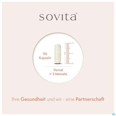 Sie sehen eine Packung L-carnitin Kapseln Sovita 90st, Produktbild: 10 L-carnitin Kapseln Sovita 90st, A-Nr.: 3862972 - 10