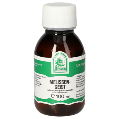 Sie sehen eine Packung MELISSENGEIST ST. SEVERIN 100 ML, Produktbild: 01 MELISSENGEIST ST. SEVERIN 100 ML, A-Nr.: 4603988 - 01