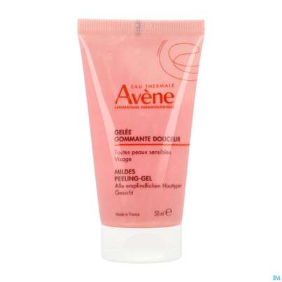 Sie sehen eine Packung Avene Basislinie Mildes Peeling-gel 50ml, Produktbild: 01 Avene Basislinie Mildes Peeling-gel 50ml, A-Nr.: 5961454 - 01