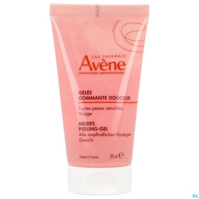 Sie sehen eine Packung Avene Basislinie Mildes Peeling-gel 50ml, Produktbild: 02 Avene Basislinie Mildes Peeling-gel 50ml, A-Nr.: 5961454 - 02