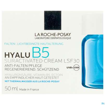 Sie sehen eine Packung La Roche Posay Hyalu B5 Gesicht Antifalten Creme Lsf30 50ml, Produktbild: 01 La Roche Posay Hyalu B5 Gesicht Antifalten Creme Lsf30 50ml, A-Nr.: 5976734 - 01
