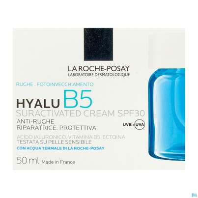 Sie sehen eine Packung La Roche Posay Hyalu B5 Gesicht Antifalten Creme Lsf30 50ml, Produktbild: 03 La Roche Posay Hyalu B5 Gesicht Antifalten Creme Lsf30 50ml, A-Nr.: 5976734 - 03