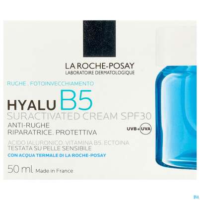 Sie sehen eine Packung La Roche Posay Hyalu B5 Gesicht Antifalten Creme Lsf30 50ml, Produktbild: 04 La Roche Posay Hyalu B5 Gesicht Antifalten Creme Lsf30 50ml, A-Nr.: 5976734 - 04