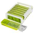Sie sehen eine Packung APOfit Wochendispenser 7 Dosierer Planer grün, Produktbild: 02 APOfit Wochendispenser 7 Dosierer Planer grün, A-Nr.: 6103391 - 02
