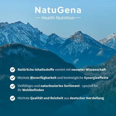 Sie sehen eine Packung NatuGena Zistrose & Vitamin C Kapseln, Produktbild: 06 NatuGena Zistrose & Vitamin C Kapseln, A-Nr.: 6040325 - 06