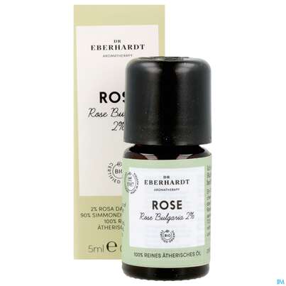 Sie sehen eine Packung Aetherische Oele Dr.eberhardt Bio Rose Bulg. 2% 5ml, Produktbild: 11 Aetherische Oele Dr.eberhardt Bio Rose Bulg. 2% 5ml, A-Nr.: 5765641 - 11