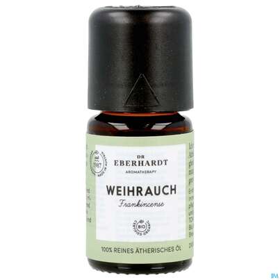 Sie sehen eine Packung Aetherische Oele Dr.eberhardt Bio Weihrauch 5ml, Produktbild: 09 Aetherische Oele Dr.eberhardt Bio Weihrauch 5ml, A-Nr.: 5765807 - 09