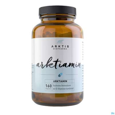 Sie sehen eine Packung Arktis Kapseln Arktiamin 160st, Produktbild: 02 Arktis Kapseln Arktiamin 160st, A-Nr.: 4750910 - 02
