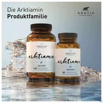 Sie sehen eine Packung Arktis Kapseln Arktiamin 160st, Produktbild: 07 Arktis Kapseln Arktiamin 160st, A-Nr.: 4750910 - 07