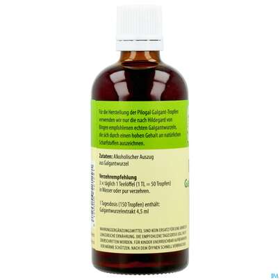 Sie sehen eine Packung Biofit Hild Pilogal Galg Tr 100ml, Produktbild: 05 Biofit Hild Pilogal Galg Tr 100ml, A-Nr.: 3606312 - 05