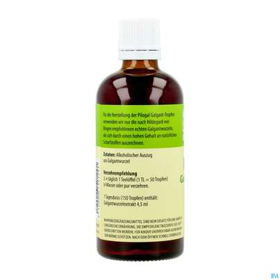 Sie sehen eine Packung Biofit Hild Pilogal Galg Tr 100ml, Produktbild: 06 Biofit Hild Pilogal Galg Tr 100ml, A-Nr.: 3606312 - 06
