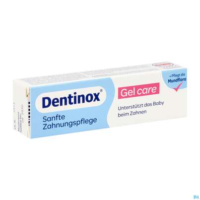 Sie sehen eine Packung Dentinox Gel Care 10g, Produktbild: 02 Dentinox Gel Care 10g, A-Nr.: 5936048 - 02