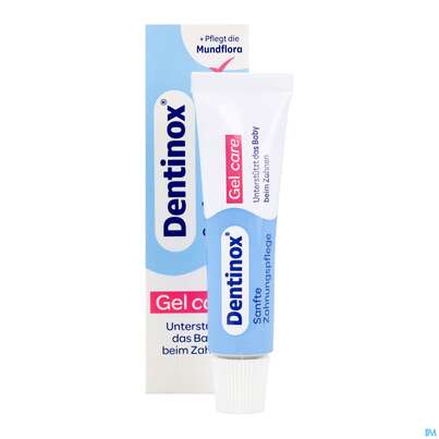 Sie sehen eine Packung Dentinox Gel Care 10g, Produktbild: 08 Dentinox Gel Care 10g, A-Nr.: 5936048 - 08