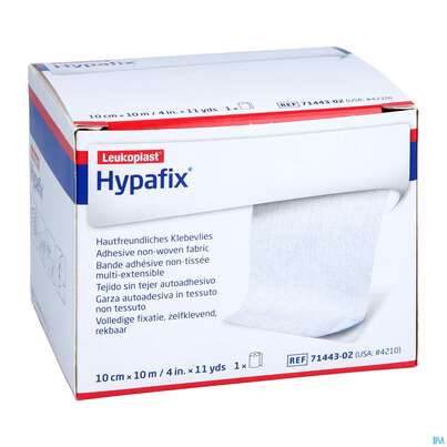 Sie sehen eine Packung Fixierverband Hypafix Transparent Wasserfest 10mx10cm 1st, Produktbild: 03 Fixierverband Hypafix Transparent Wasserfest 10mx10cm 1st, A-Nr.: 5817852 - 03