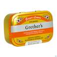 Sie sehen eine Packung Grethers Pastillen Zuckerfrei Ginger Lemon 110g, Produktbild: 03 Grethers Pastillen Zuckerfrei Ginger Lemon 110g, A-Nr.: 5971955 - 03