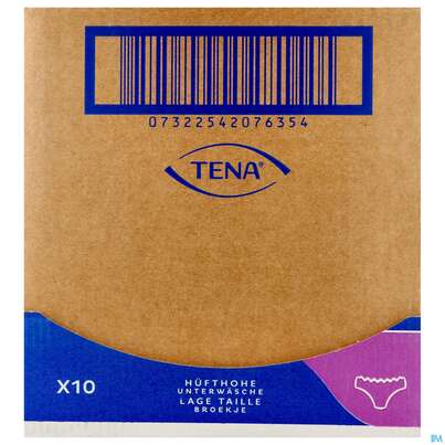 Sie sehen eine Packung Inkontinenz Tena/silhouette Plus Weiss L 78012 10st, Produktbild: 01 Inkontinenz Tena/silhouette Plus Weiss L 78012 10st, A-Nr.: 5917186 - 01