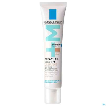 Sie sehen eine Packung La Roche Posay Effaclar Duo+m Unifiant Mittel 40ml, Produktbild: 07 La Roche Posay Effaclar Duo+m Unifiant Mittel 40ml, A-Nr.: 5883122 - 07