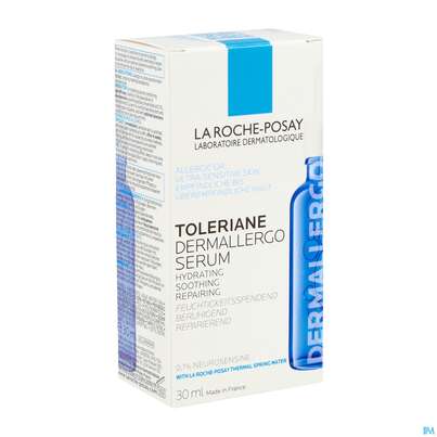Sie sehen eine Packung La Roche Posay Toleriane Dermallergo Serum Gesichtspflege 30ml, Produktbild: 02 La Roche Posay Toleriane Dermallergo Serum Gesichtspflege 30ml, A-Nr.: 5974043 - 02