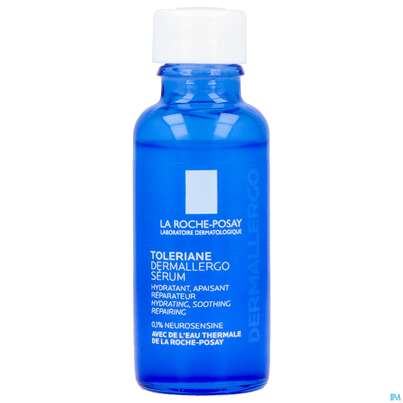 Sie sehen eine Packung La Roche Posay Toleriane Dermallergo Serum Gesichtspflege 30ml, Produktbild: 09 La Roche Posay Toleriane Dermallergo Serum Gesichtspflege 30ml, A-Nr.: 5974043 - 09