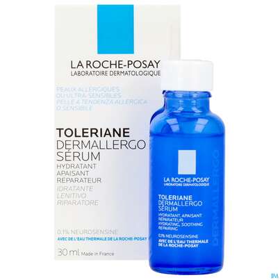 Sie sehen eine Packung La Roche Posay Toleriane Dermallergo Serum Gesichtspflege 30ml, Produktbild: 11 La Roche Posay Toleriane Dermallergo Serum Gesichtspflege 30ml, A-Nr.: 5974043 - 11