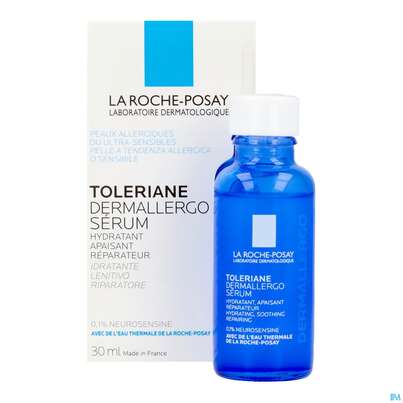 Sie sehen eine Packung La Roche Posay Toleriane Dermallergo Serum Gesichtspflege 30ml, Produktbild: 12 La Roche Posay Toleriane Dermallergo Serum Gesichtspflege 30ml, A-Nr.: 5974043 - 12