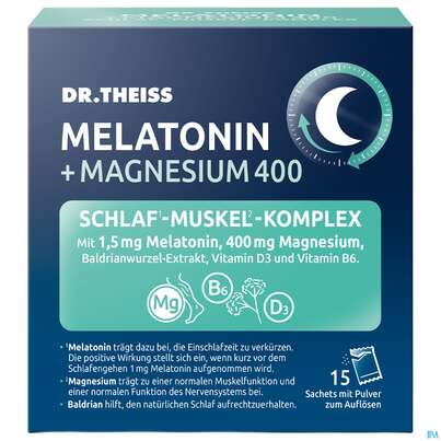 Melatonin +magnesium 400 Schlaf-muskel-komplex Dr.theiss 15st, A-Nr.: 5979046 - 02