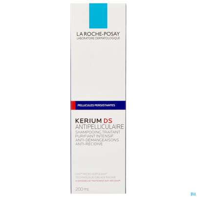 Sie sehen eine Packung Shampoo La Roche Posay Kerium Intensiv 200ml, Produktbild: 01 Shampoo La Roche Posay Kerium Intensiv 200ml, A-Nr.: 5903066 - 01
