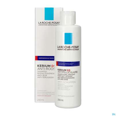 Sie sehen eine Packung Shampoo La Roche Posay Kerium Intensiv 200ml, Produktbild: 06 Shampoo La Roche Posay Kerium Intensiv 200ml, A-Nr.: 5903066 - 06