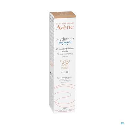 Sie sehen eine Packung Avene Hydrance Bb F30 Reichhaltig 40ml, Produktbild: 04 Avene Hydrance Bb F30 Reichhaltig 40ml, A-Nr.: 5179067 - 04