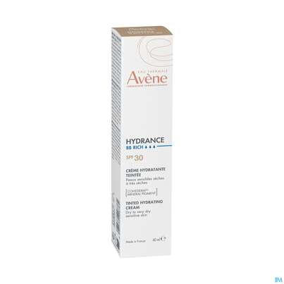 Sie sehen eine Packung Avene Hydrance Bb F30 Reichhaltig 40ml, Produktbild: 05 Avene Hydrance Bb F30 Reichhaltig 40ml, A-Nr.: 5179067 - 05