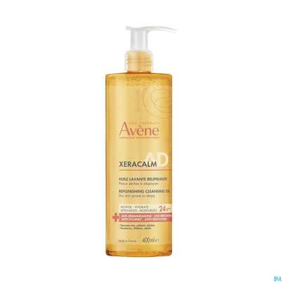 Sie sehen eine Packung Avène Xeracalm A.d Rückfettendes Reinigungsöl 400ml, Produktbild: 04 Avène Xeracalm A.d Rückfettendes Reinigungsöl 400ml, A-Nr.: 5607356 - 04