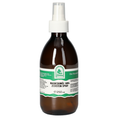 Sie sehen eine Packung MAGNESIUM 100% ZECHSTEIN SPRAY 250 ML, Produktbild: 01 MAGNESIUM 100% ZECHSTEIN SPRAY 250 ML, A-Nr.: 5854043 - 01