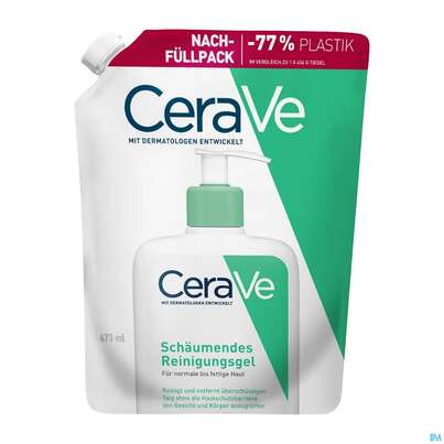 Sie sehen eine Packung Cerave Schaeumendes Reinigungsgel Nf 473ml, Produktbild: 05 Cerave Schaeumendes Reinigungsgel Nf 473ml, A-Nr.: 5969154 - 05
