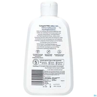 Sie sehen eine Packung Cetaphil Pro/urea/10% Feuchtigkeitslotion Intensiv Aufbauend 200ml, Produktbild: 04 Cetaphil Pro/urea/10% Feuchtigkeitslotion Intensiv Aufbauend 200ml, A-Nr.: 5346192 - 04