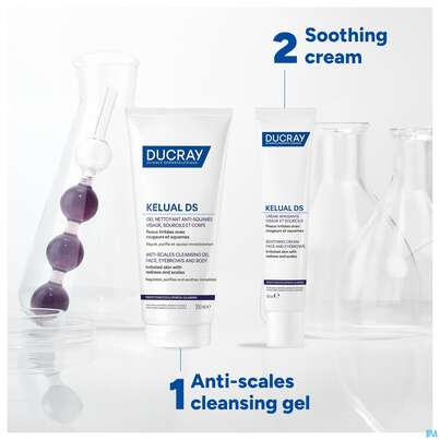 Sie sehen eine Packung Ducray Kelual Ds Creme Neu 40ml, Produktbild: 12 Ducray Kelual Ds Creme Neu 40ml, A-Nr.: 5862232 - 12