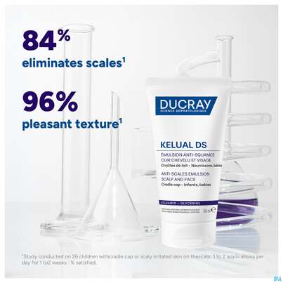 Sie sehen eine Packung Ducray Kelual Emulsion 50ml, Produktbild: 09 Ducray Kelual Emulsion 50ml, A-Nr.: 5431756 - 09