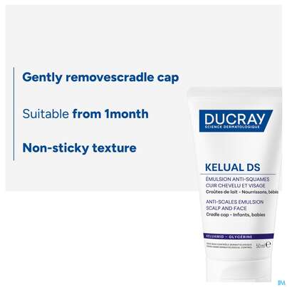 Sie sehen eine Packung Ducray Kelual Emulsion 50ml, Produktbild: 10 Ducray Kelual Emulsion 50ml, A-Nr.: 5431756 - 10