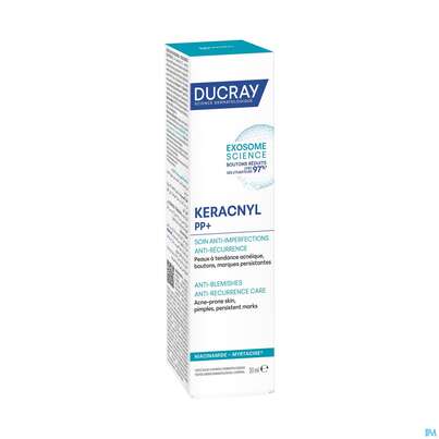 Sie sehen eine Packung Ducray Keracnyl Pp+ Creme Gegen Hautunreinheiten 30ml, Produktbild: 02 Ducray Keracnyl Pp+ Creme Gegen Hautunreinheiten 30ml, A-Nr.: 5564397 - 02